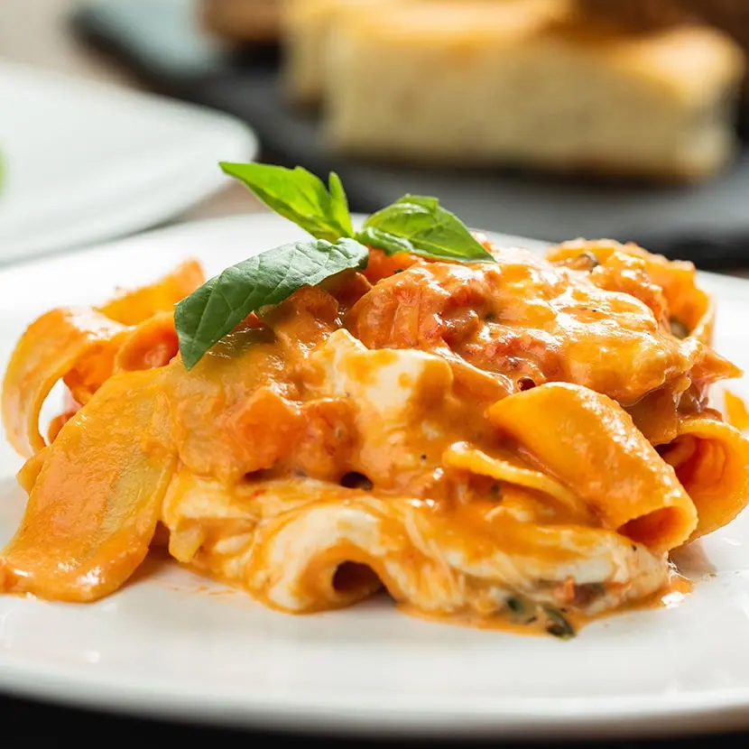Pasta from Tutto Pasta Old School Restaurant in Miami